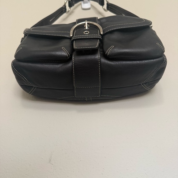 Coach Black Shoulder Soho Black Multi Pocket Bag - Picture 4 of 9